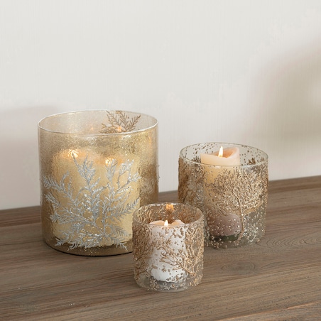 Świecznik Twig II ⌀15cm gold, 15 x15 cm