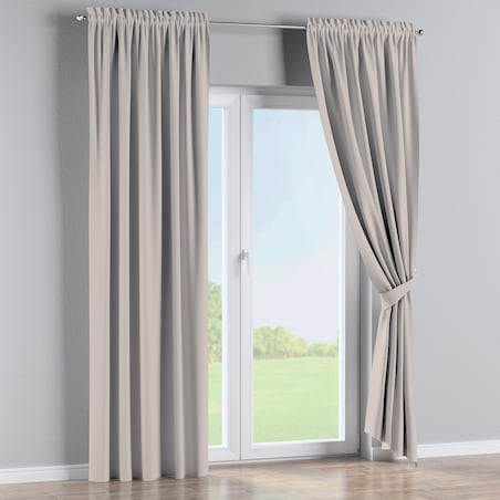 Zasłona na kanale z grzywką 1 szt. 130x245 kaszmirowy