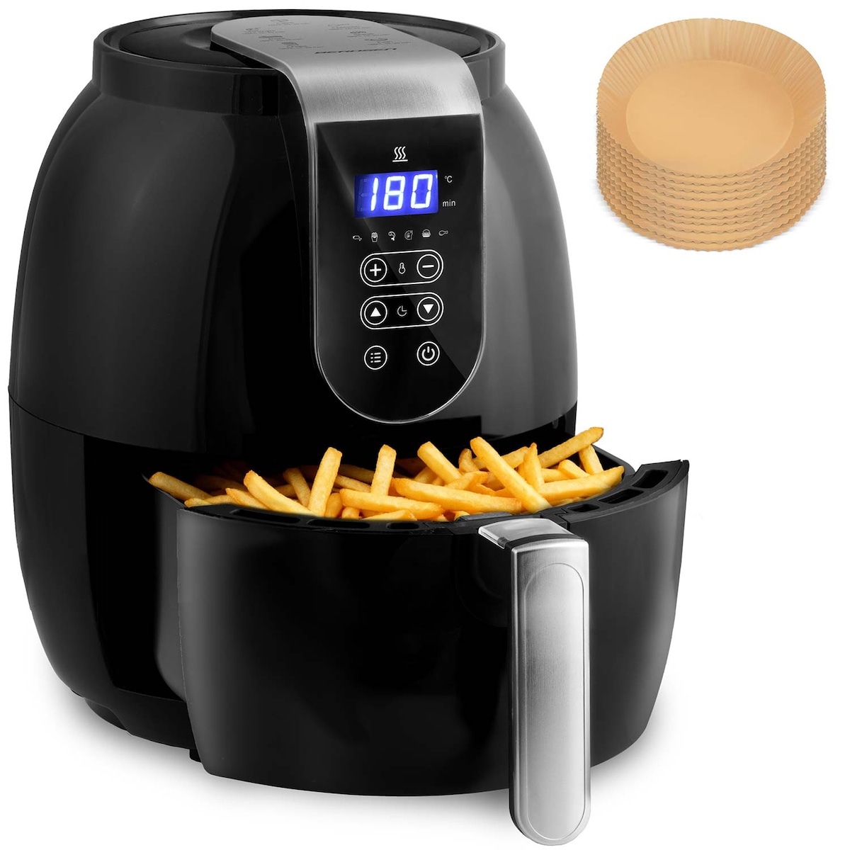 Frytkownica beztłuszczowa AIR FRYER mocna 3.6l Berdsen