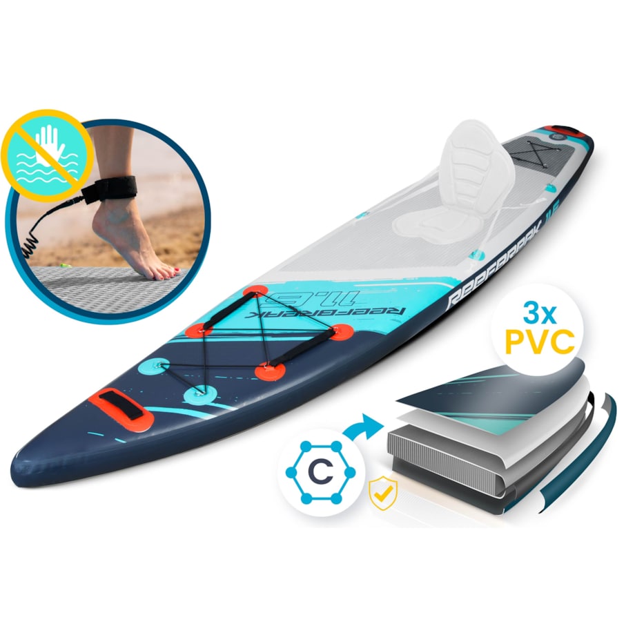 Deska SUP do pływania pompowana Paddle Reefbreak 350cm Neo-Sport