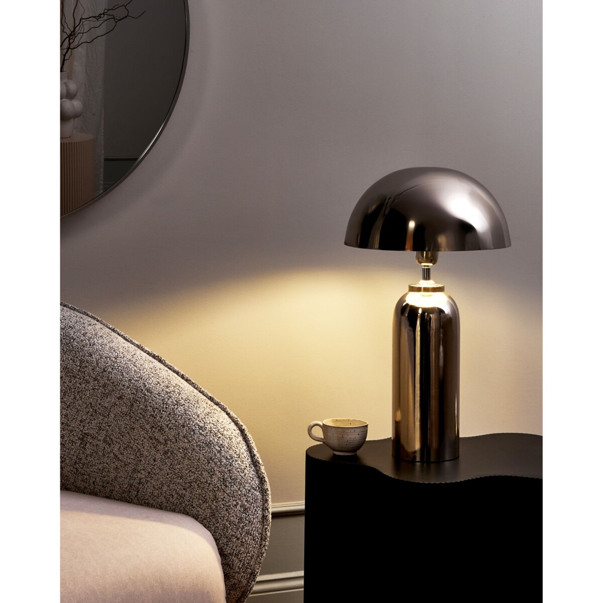 Lampa stołowa JALANGI Metal Srebrny