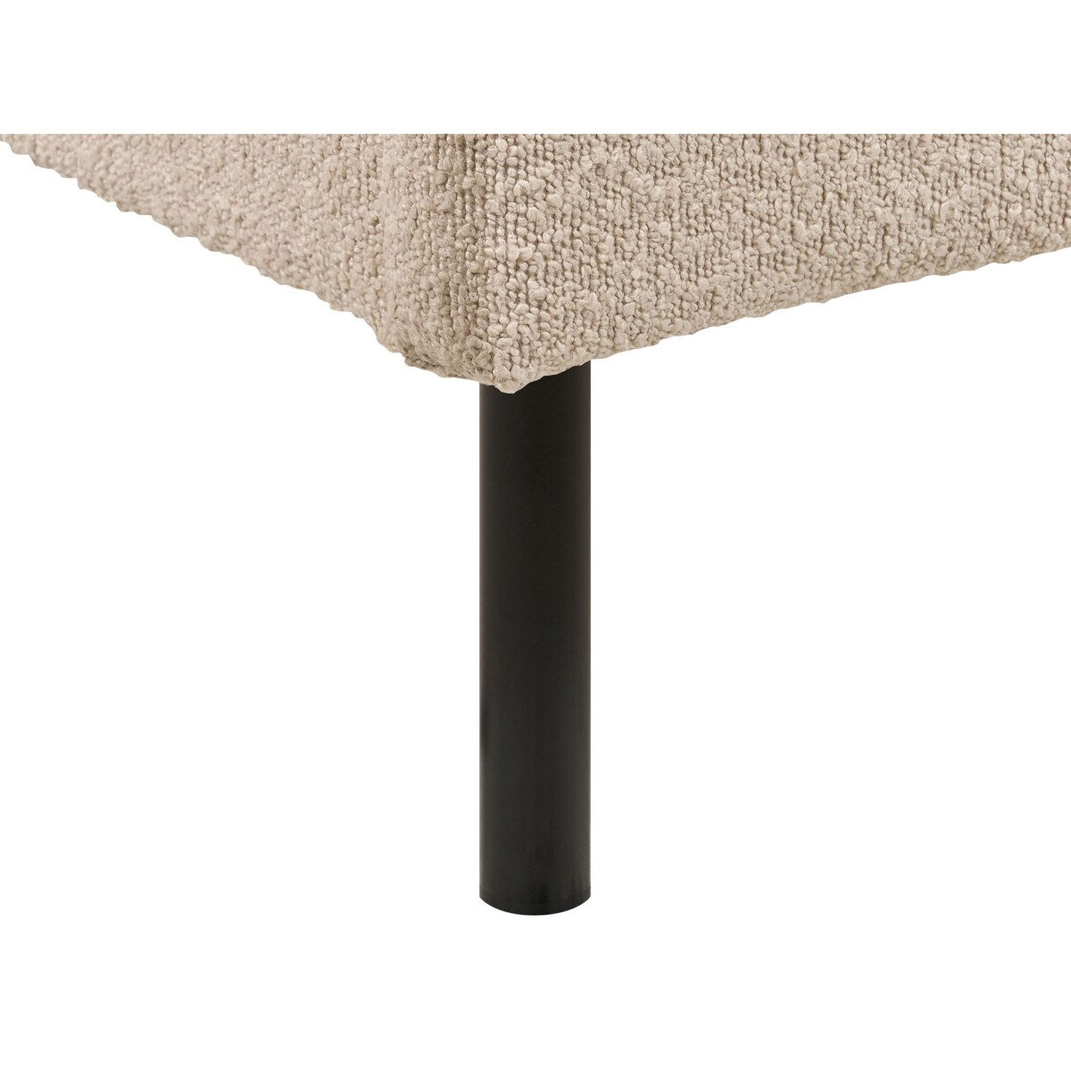 Łóżko boucle 160 x 200 cm beżowe MARGUT