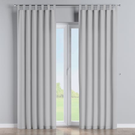 Zasłona na szelkach 1 szt. 130x245 srebrny