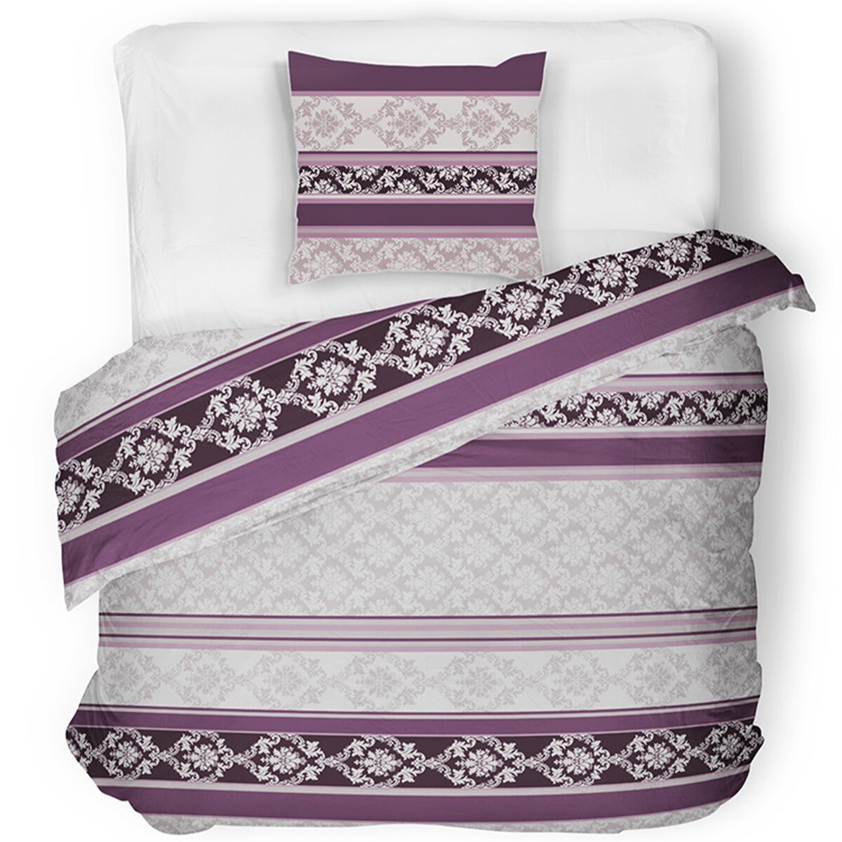 MARECA komplet pościeli z bawełny satynowej, 140x200