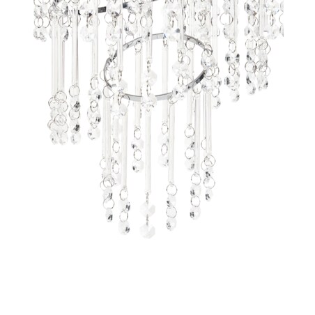 Żyrandol kryształowy 35 cm srebrny ESMELLE