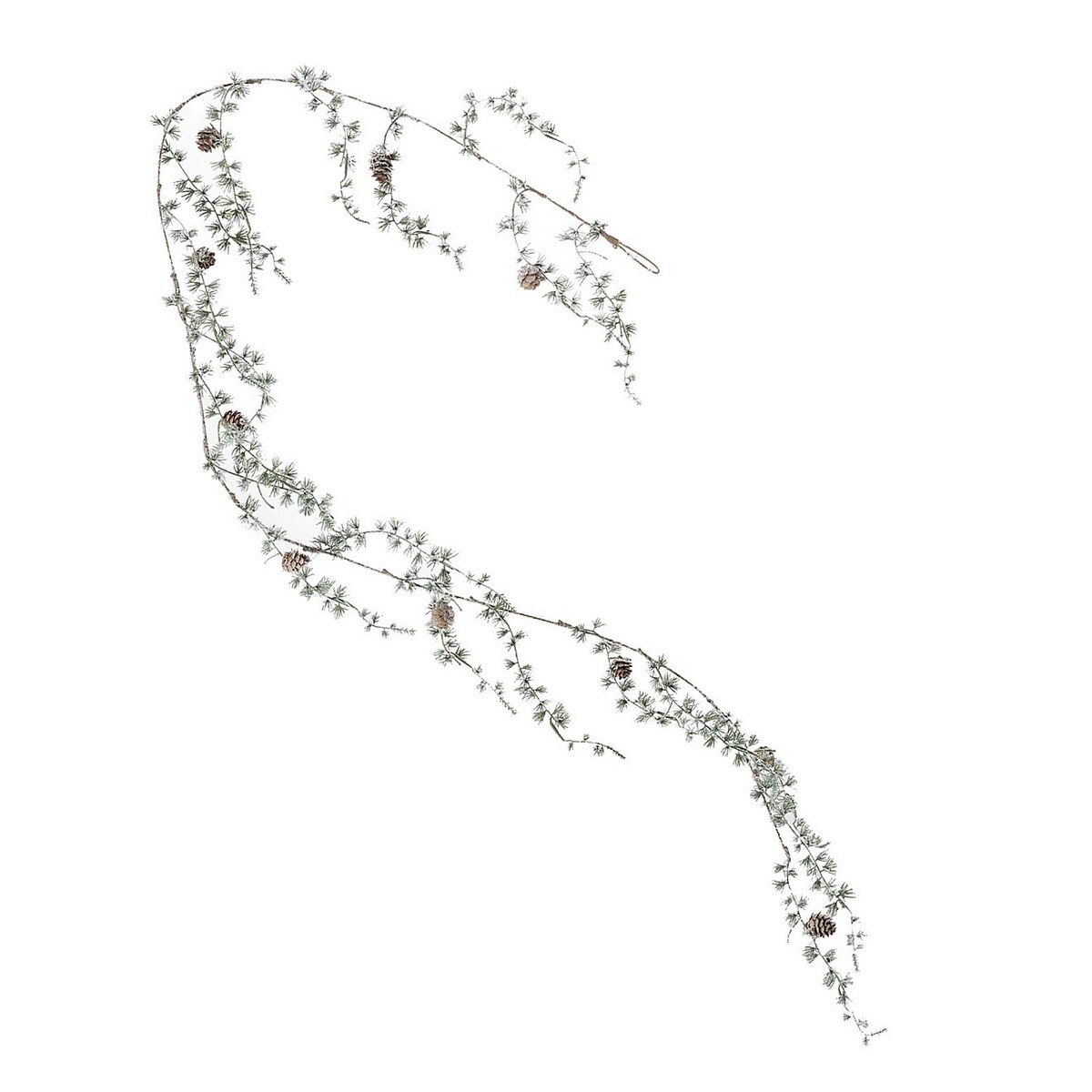 Gałązka Snowy Pine 180 cm boże narodzenie, święta, świąteczne, zielony, 180x3x3 cm