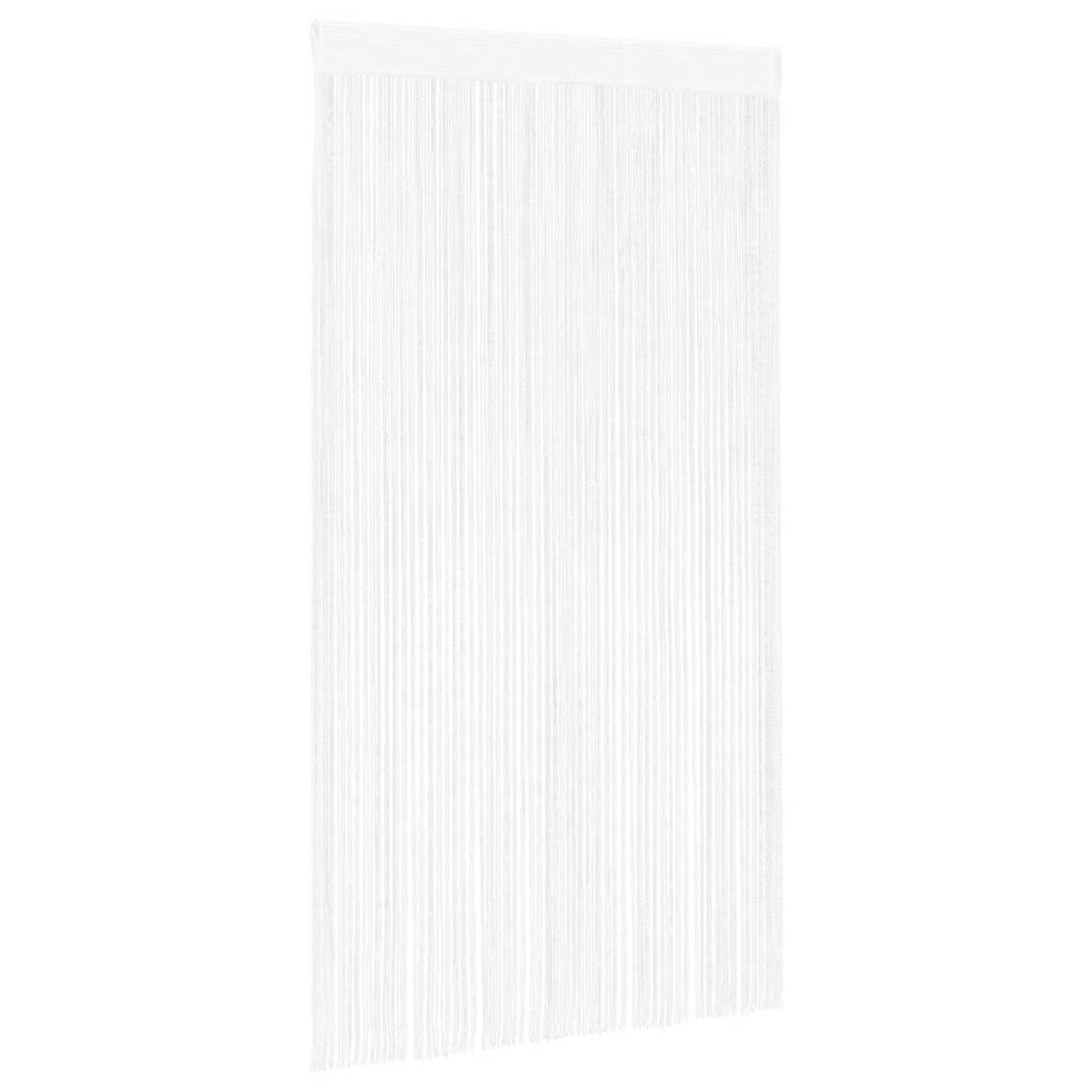 vidaXL Zasłony sznurkowe, 2 sztuki,  100 x 250 cm, białe