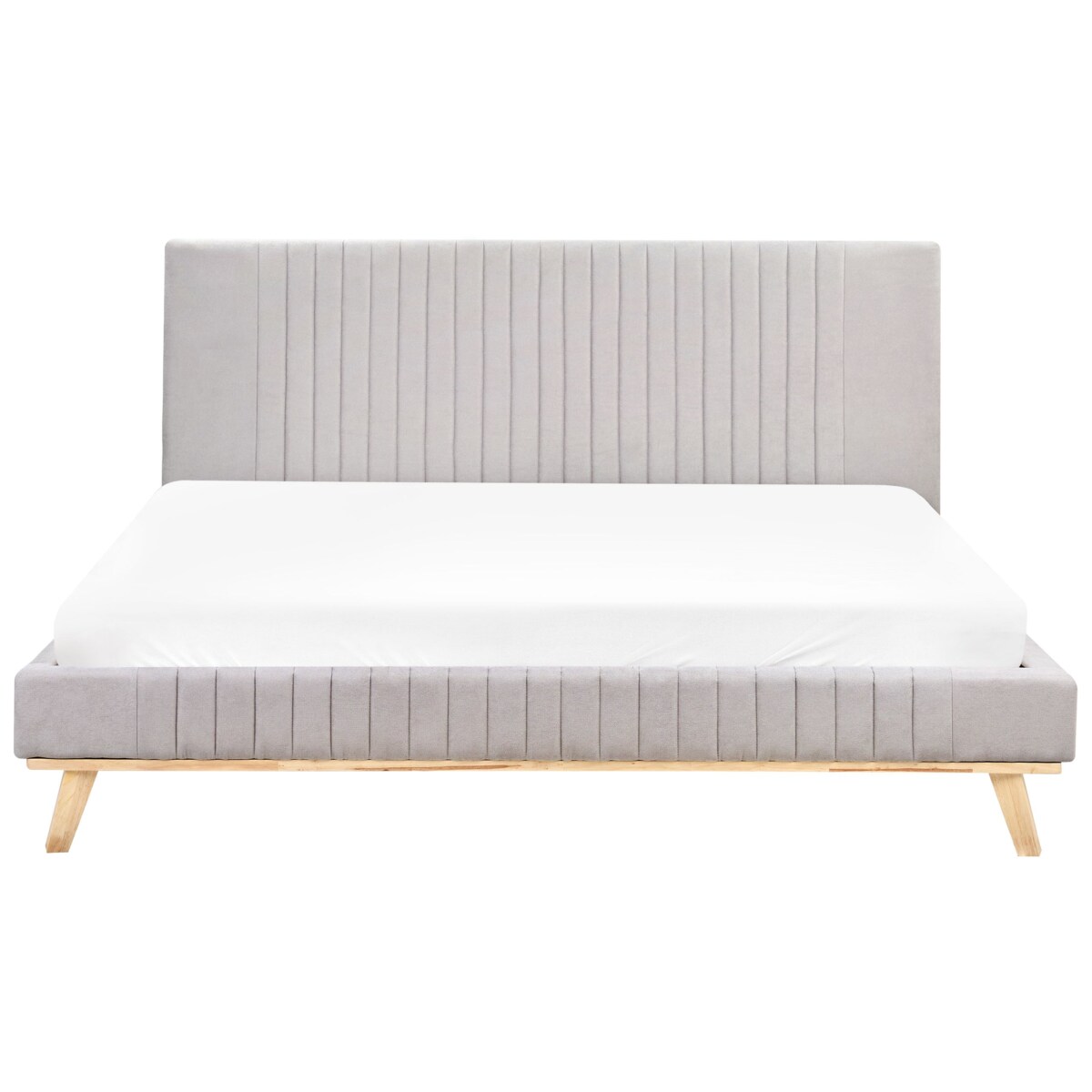 Łóżko Szenil TALENCE 180 x 200 cm Jasnoszary