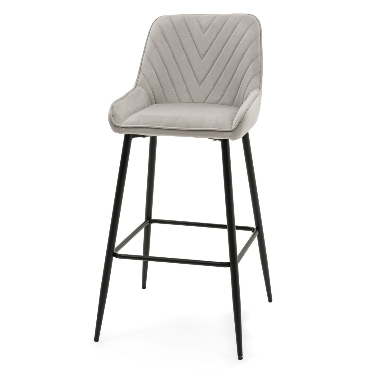 Hoker tapicerowany welurowy do salonu jadalni barowy glamour VASTO