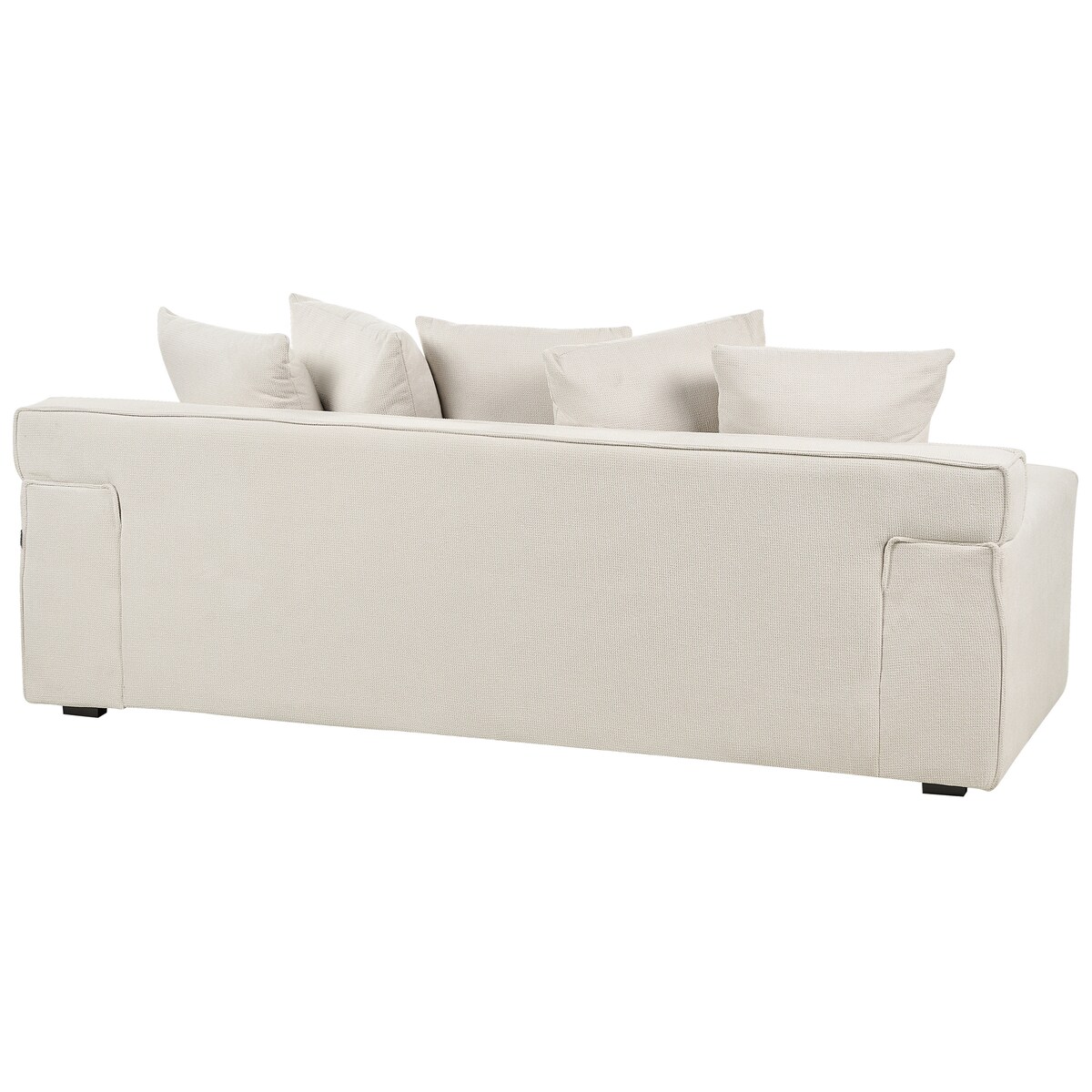 Sofa dla 3 osób VISKAN Szenil Złamana biel