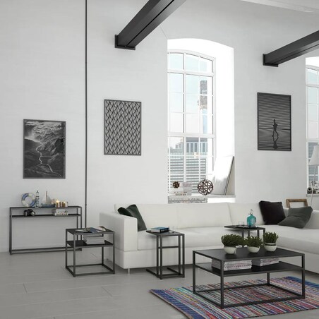 Ława SYMPHONY D 45x30 czarna