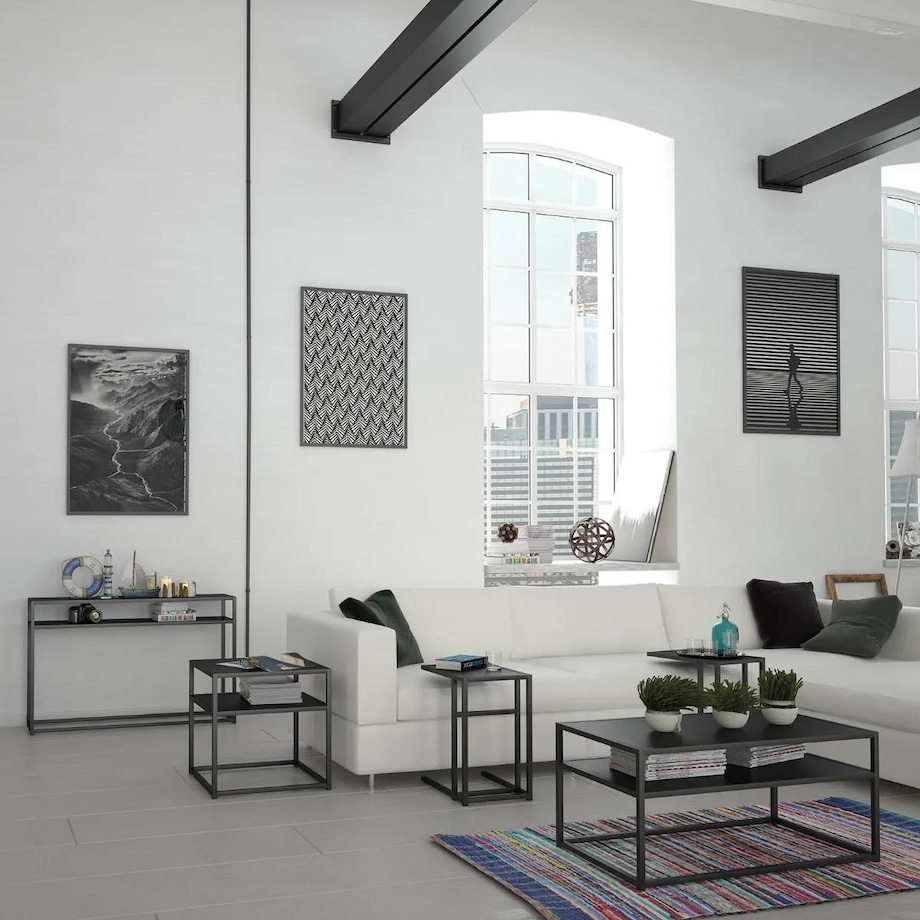 Ława SYMPHONY D 45x30 czarna