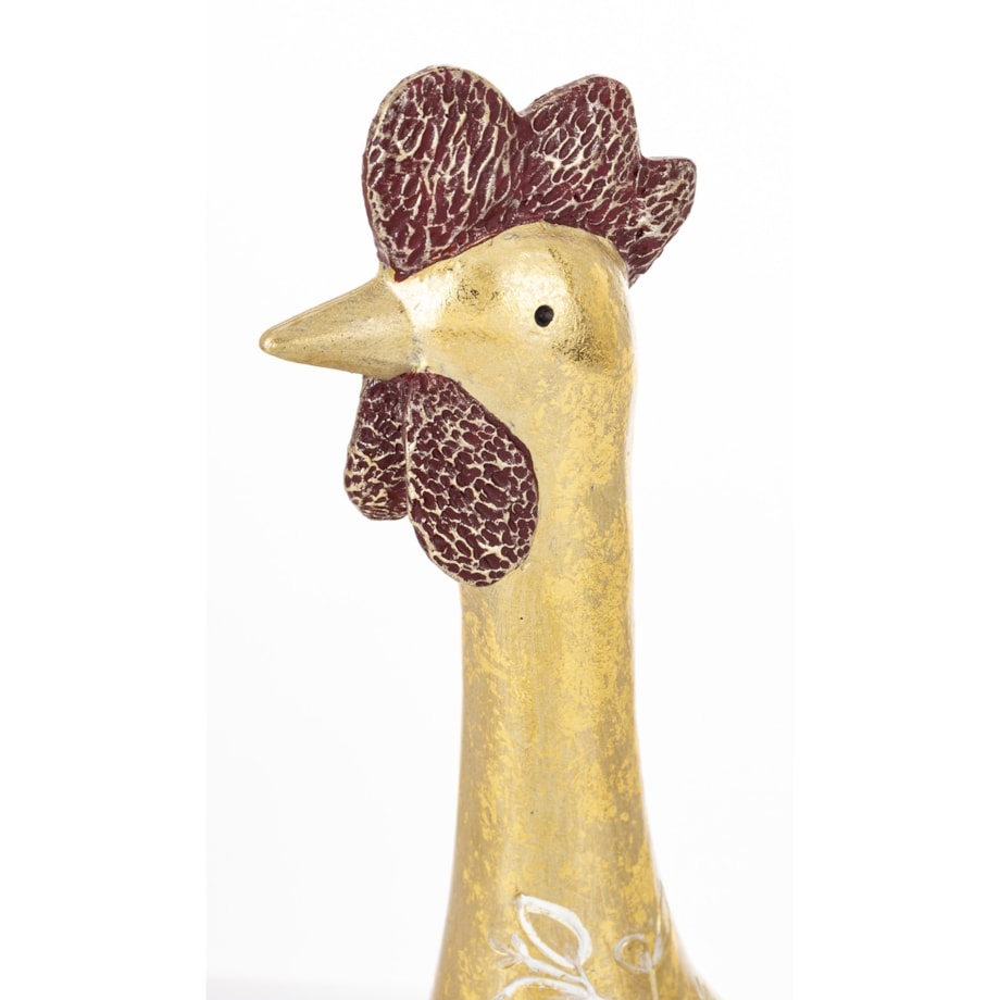 Dekoracja - kura 29x11x15 cm KURKA-3 Złotopiórka medium