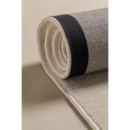 Dywan prostokątny z poliestru Daroca, 200x300 cm, kremowo-beżowy