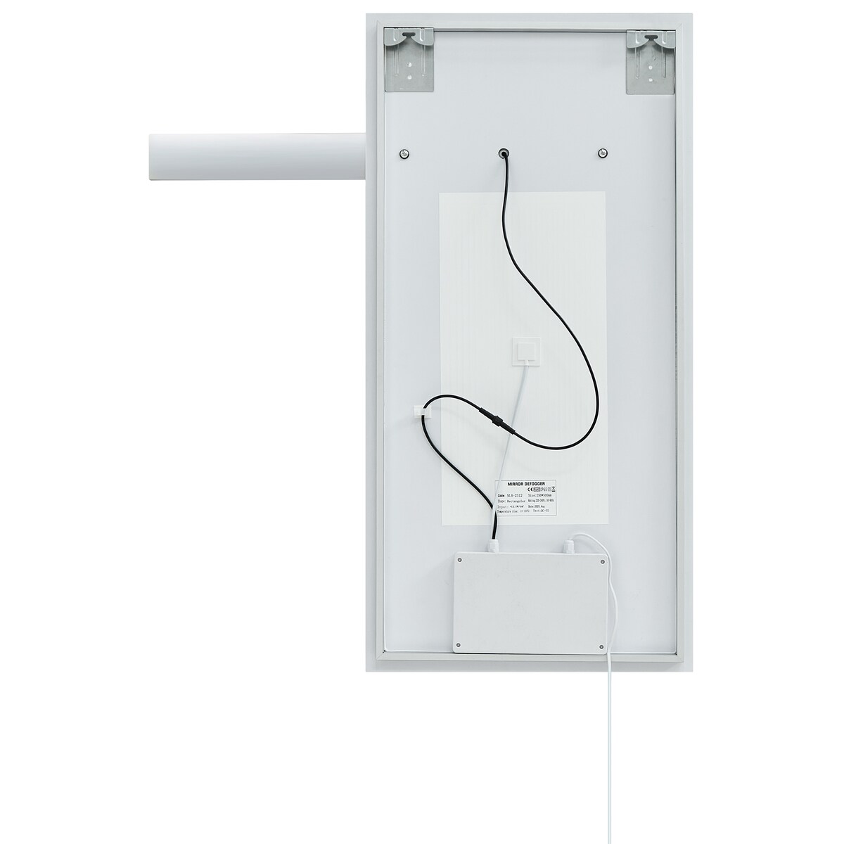 Lustro łazienkowe LED MAUX 83 cm 100 cm Srebrny