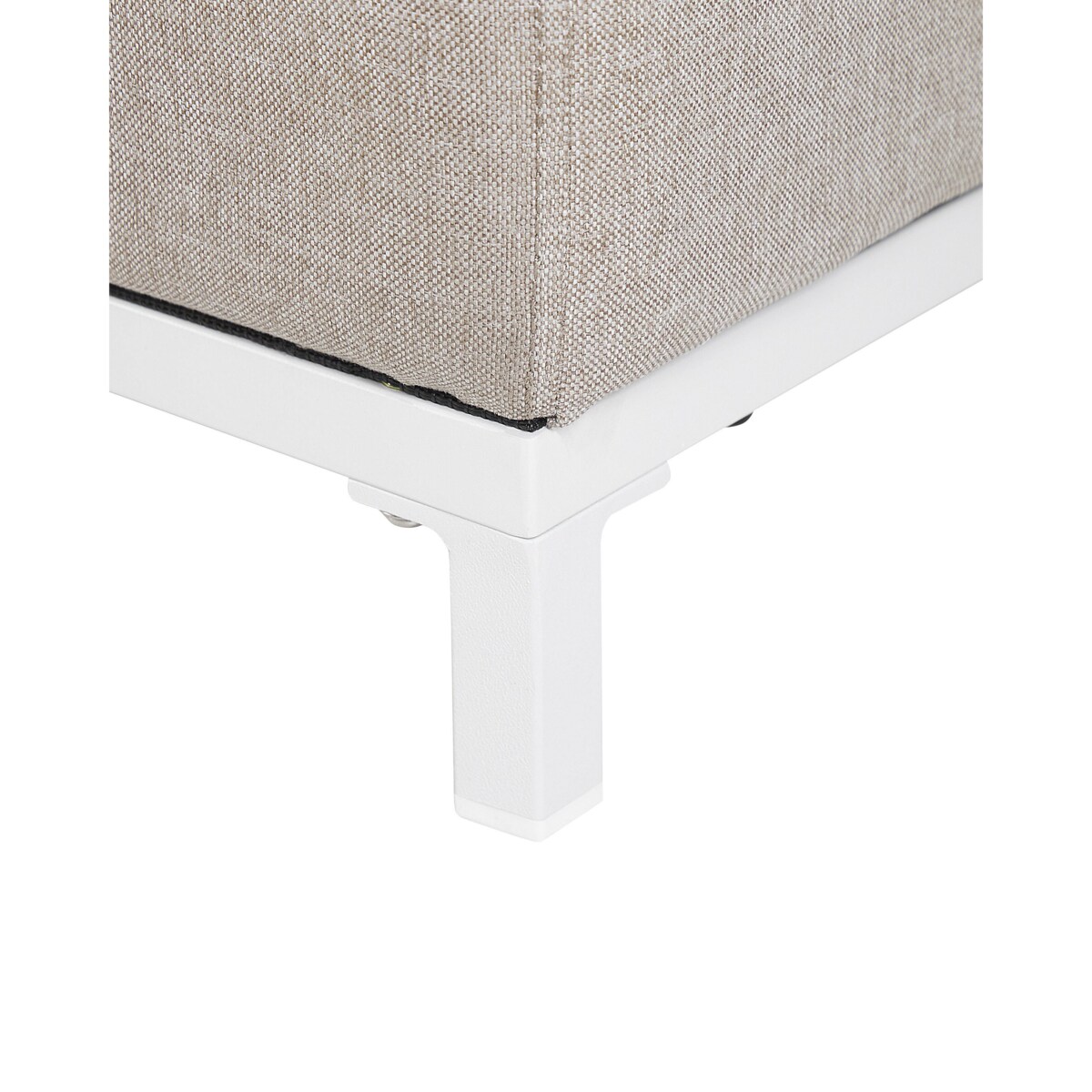 Zestaw 2 foteli ogrodowych beżowy z białym ROVIGO