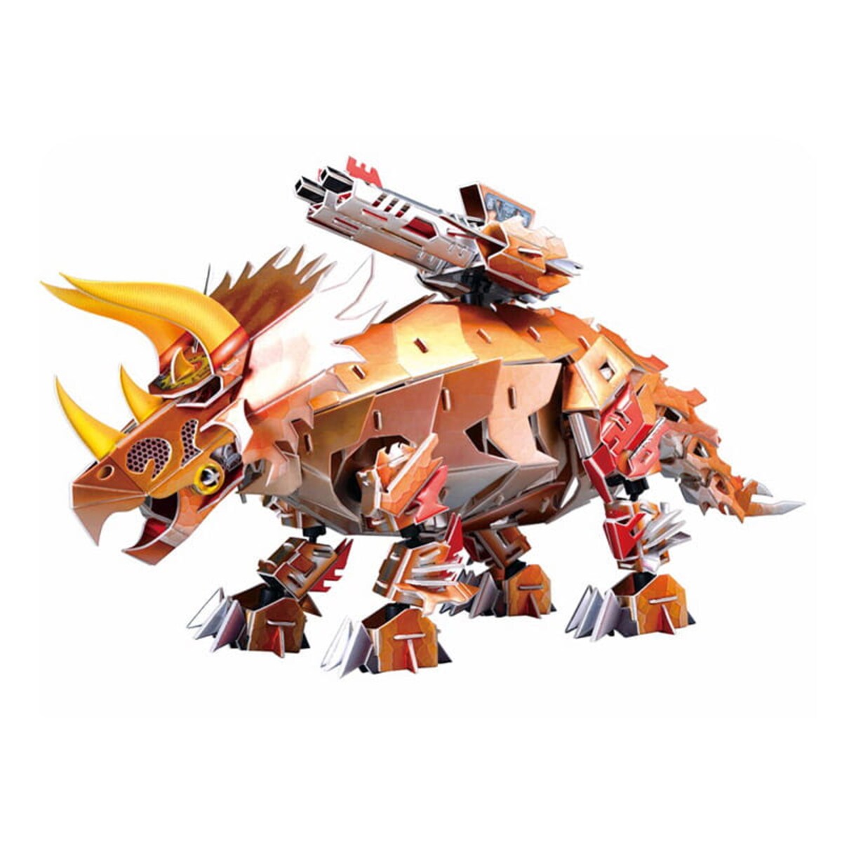 Dinozaur Triceratops Puzzle 3D