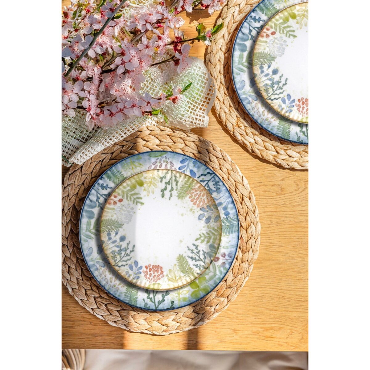 Talerz płytki 20,5 cm Daisy Watercolor LU56 (9144)