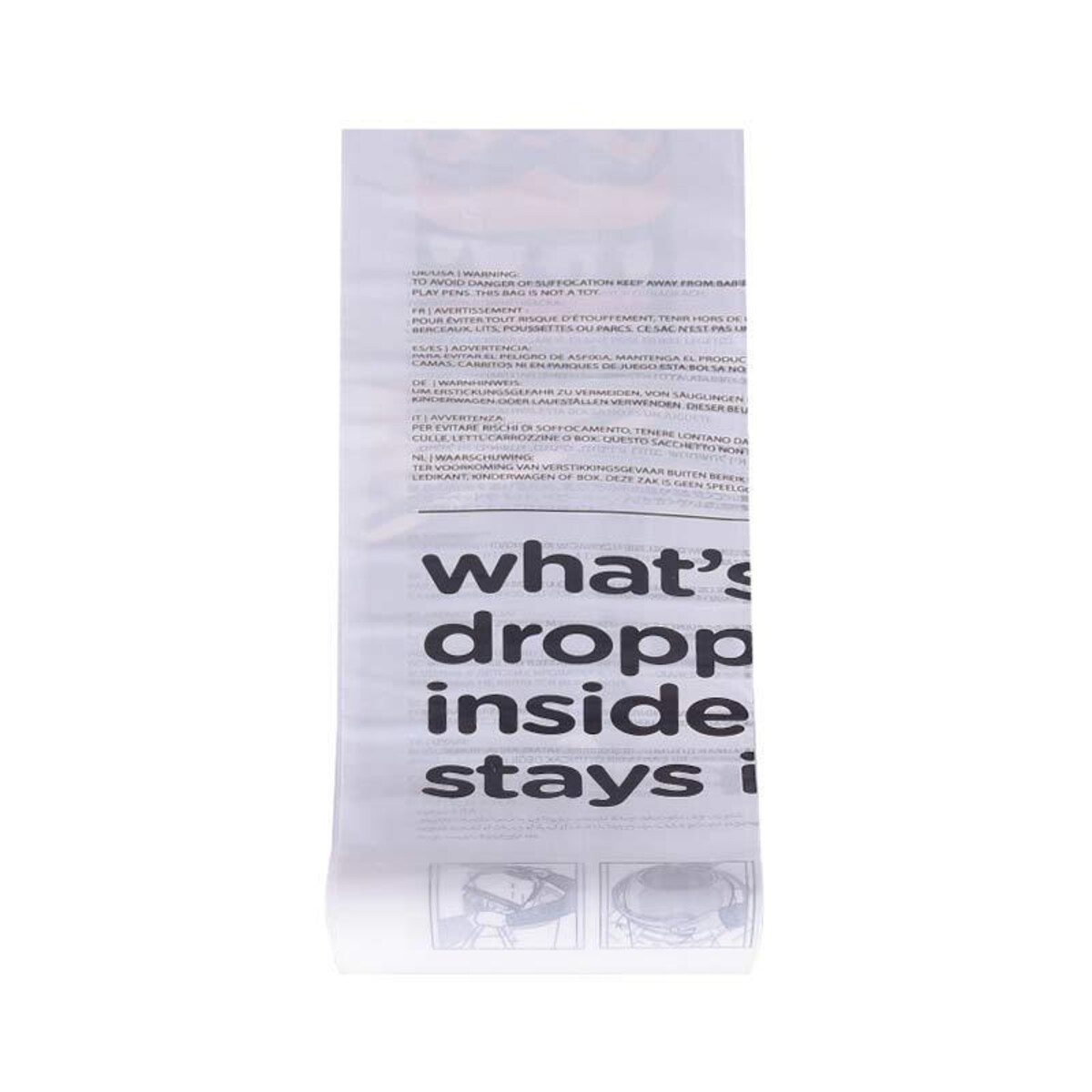 Worki Magic na zużyte pieluchy, trzywarstwowe - 1 rolka, 15 worków