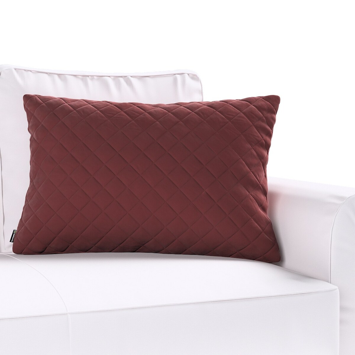 Poszewka Kinga pikowana 60 x 40 cm 60x40 bordowy