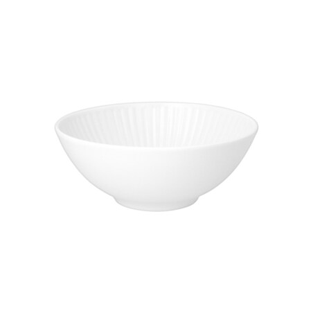 Salaterka 17 cm Dalia biała C001
