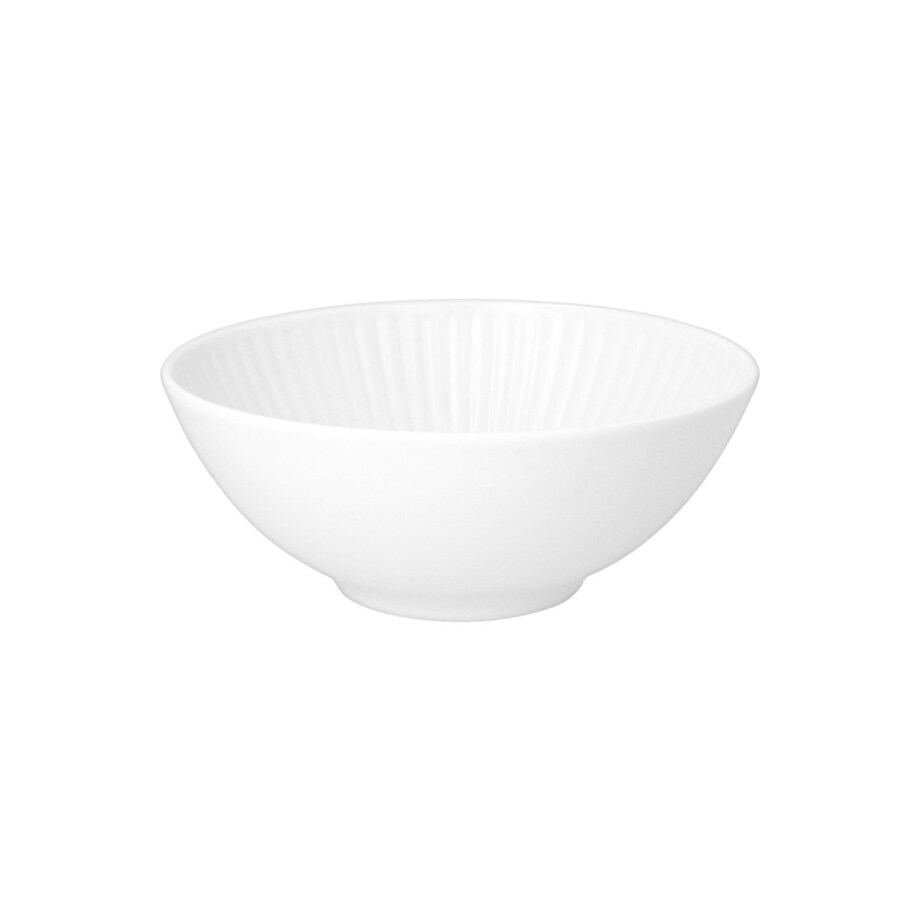 Salaterka 17 cm Dalia biała C001