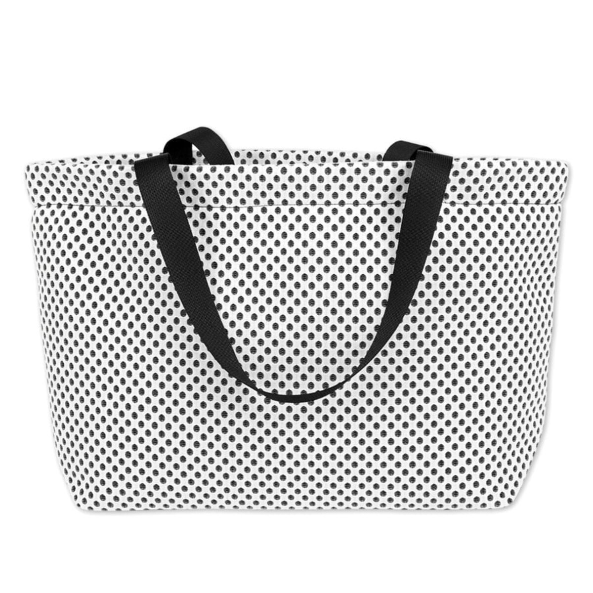 Torba na zakupy materiałowa 54x31 wzór kropki