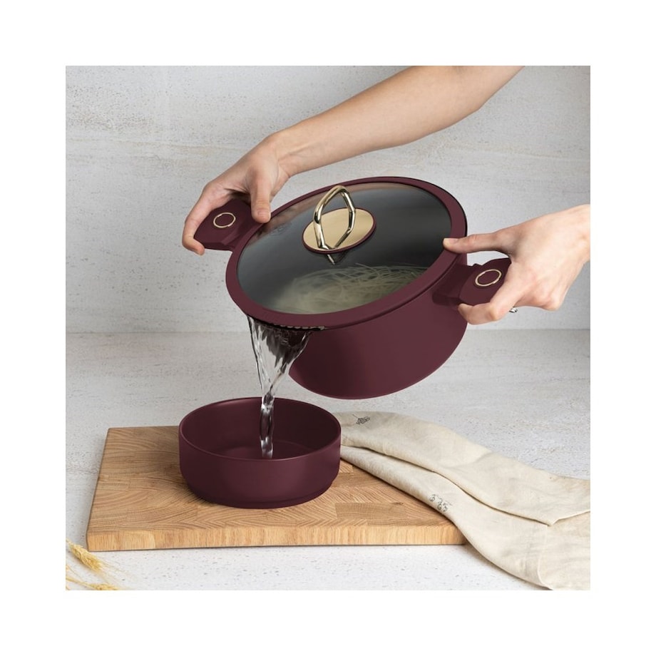 Garnek z pokrywką 30cm BerlingerHaus Leonardo Collection BH-8043