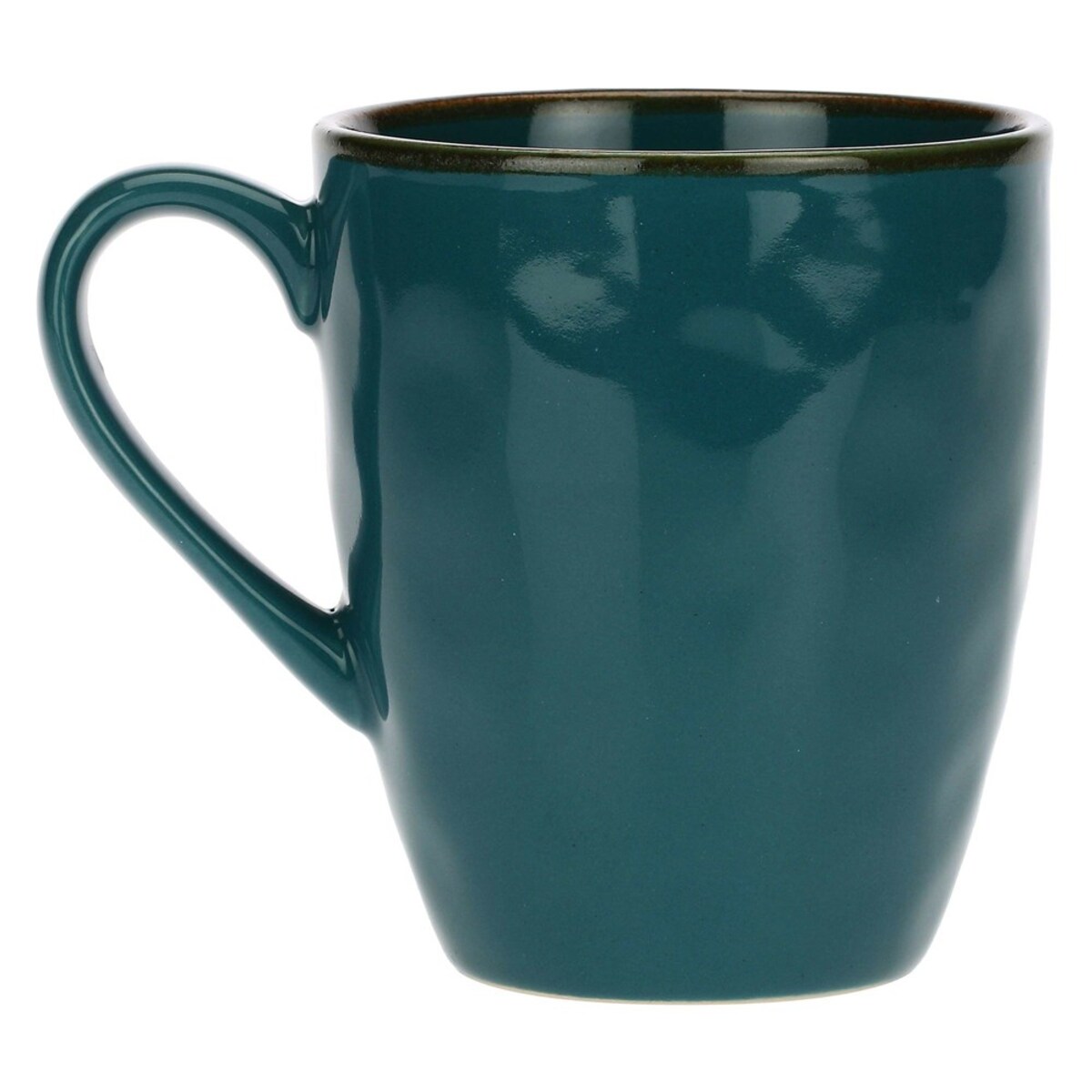 Zestaw 4 kubków z uchwytem Concerto Ottanio - Niebiesko-zielony, 430 ml