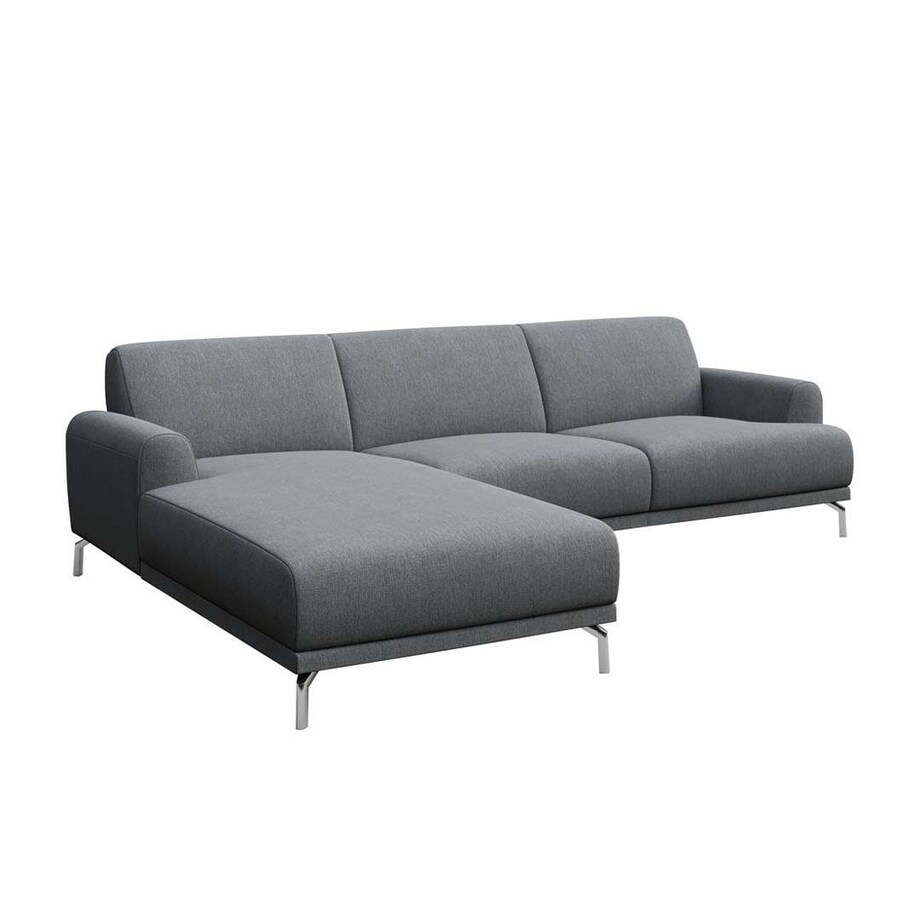 Sofa narożna Puzo - jasnoszara