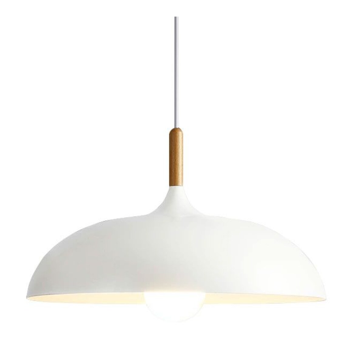 Lampa Sufitowa Wisząca App180-1Cp Anzo Biały, Metal