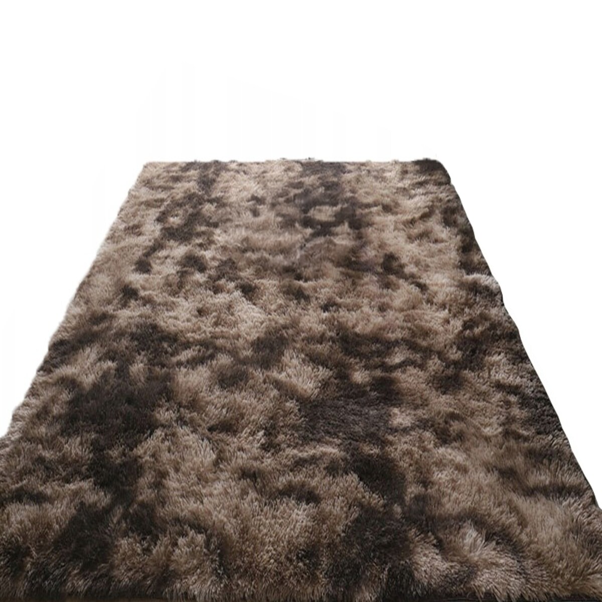 Dywan pluszowy włochacz 160x220 cm miękki xxl brązowy
