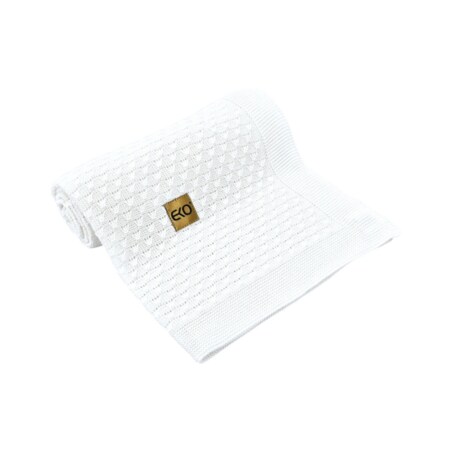 Kocyk bambusowy dla dziecka BIAŁY