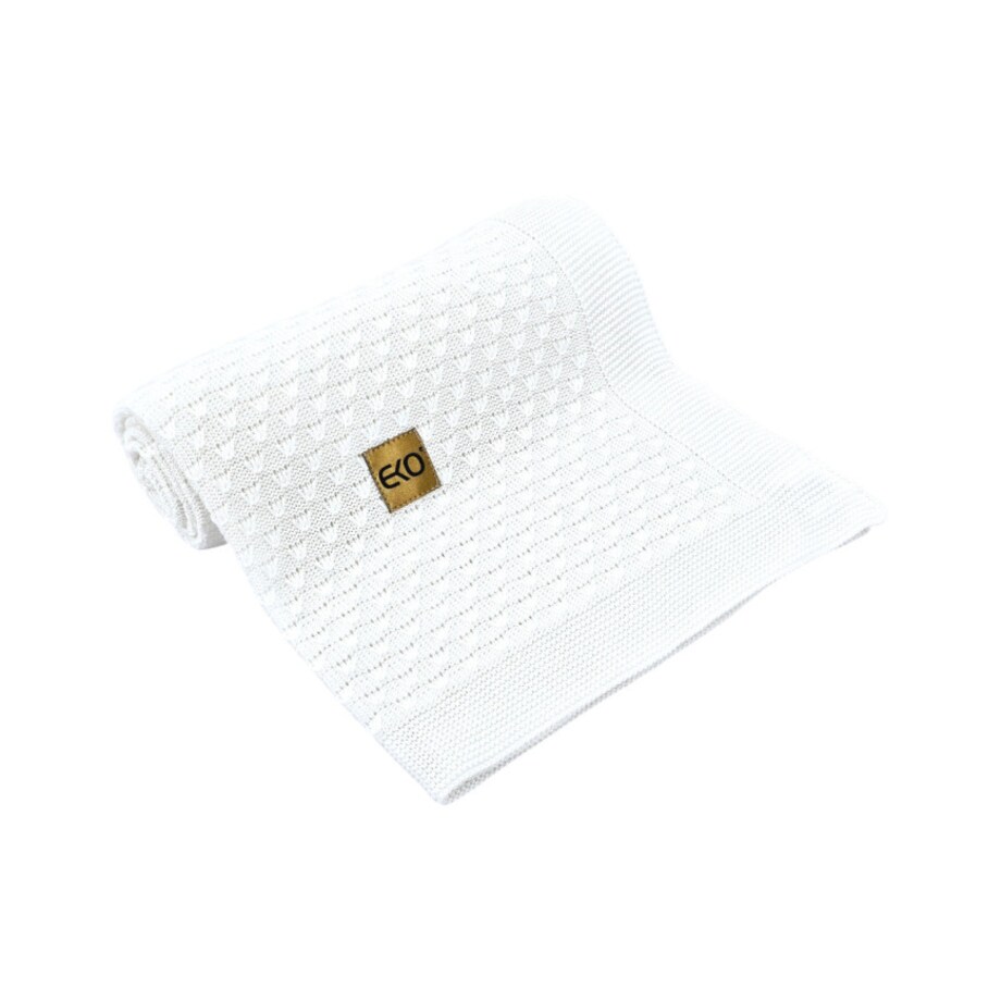 Kocyk bambusowy dla dziecka BIAŁY