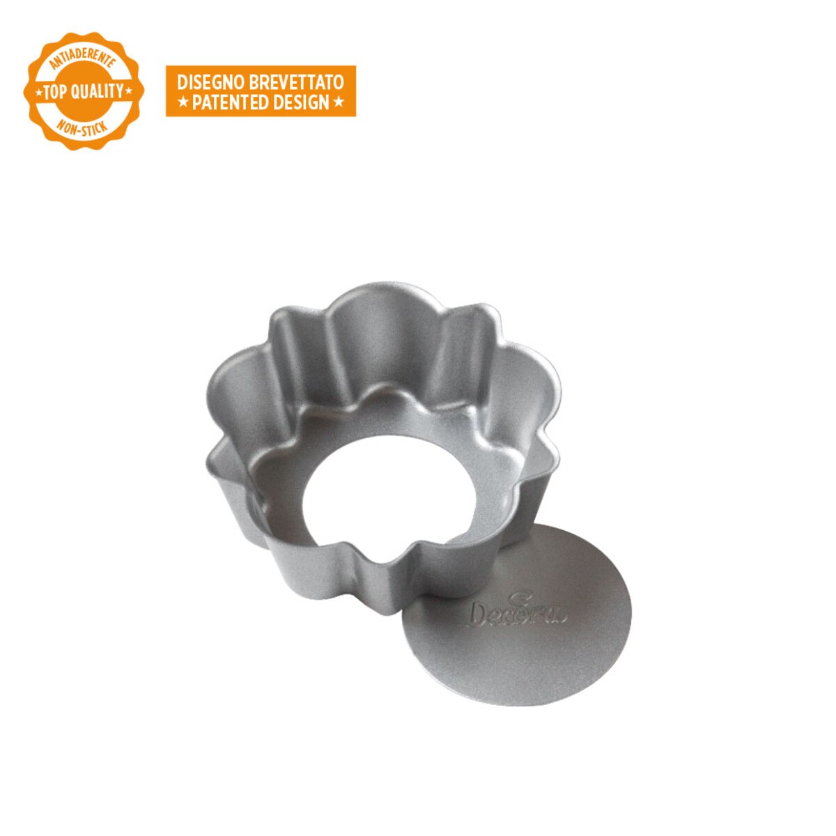 Decora Forma do mini tarty z wyjmowanym dnem - 8 cm