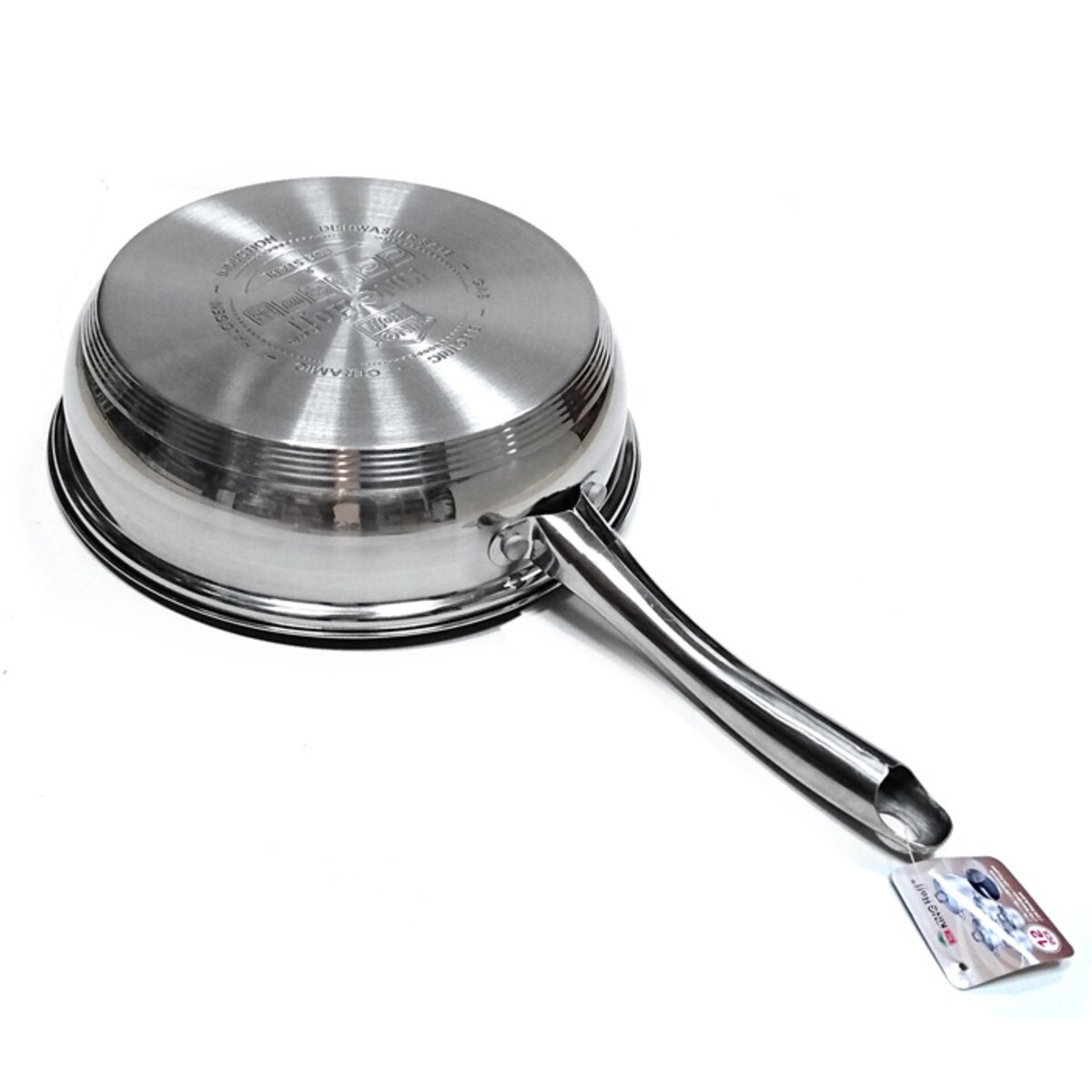 Zestaw garnków stalowych na indukcję 12 ele. garnki komplet KINGHOFF Silver