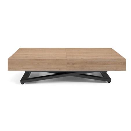 Ławostół Nowoczesny SIENNA, nogi U - Truffle Brown davos Oak