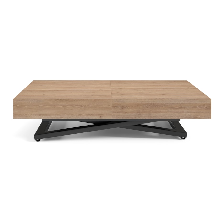 Ławostół Nowoczesny SIENNA, nogi U - Truffle Brown davos Oak