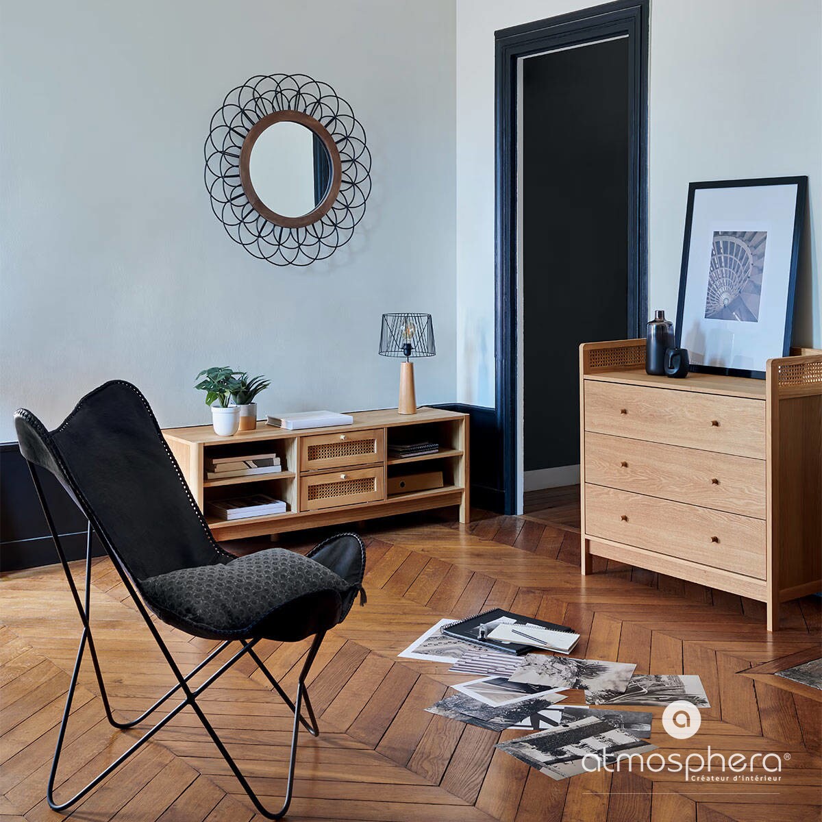 Lampka stołowa industrialna JOE, 46 cm