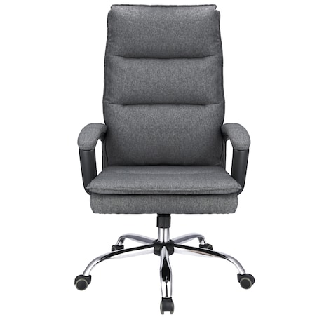 Fotel biurowy ESPO tkanina ciemny szary