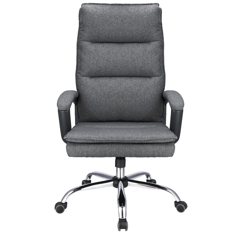 Fotel biurowy ESPO tkanina ciemny szary