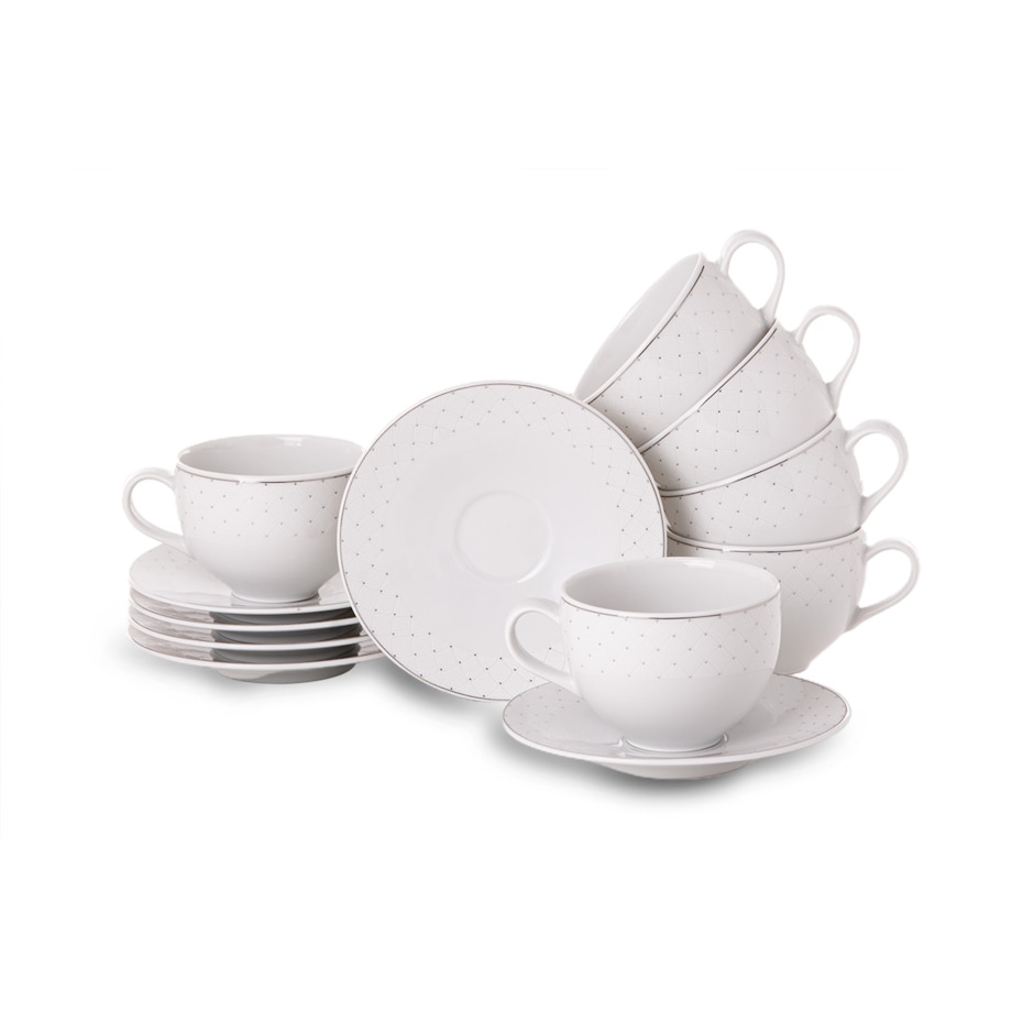 Komplet filiżanek 6os. (12el.) AMELIA CARMEN