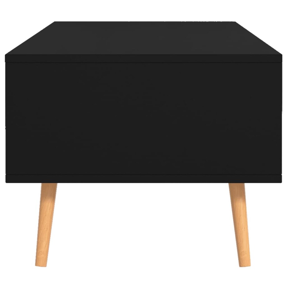 vidaXL Stolik kawowy, czarny, 100x49,5x43 cm, materiał drewnopochodny