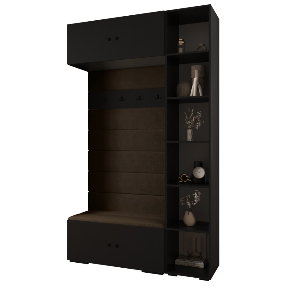 Garderoba do przedpokoju INOVA 2 Z20 czarny+czarny+manila04