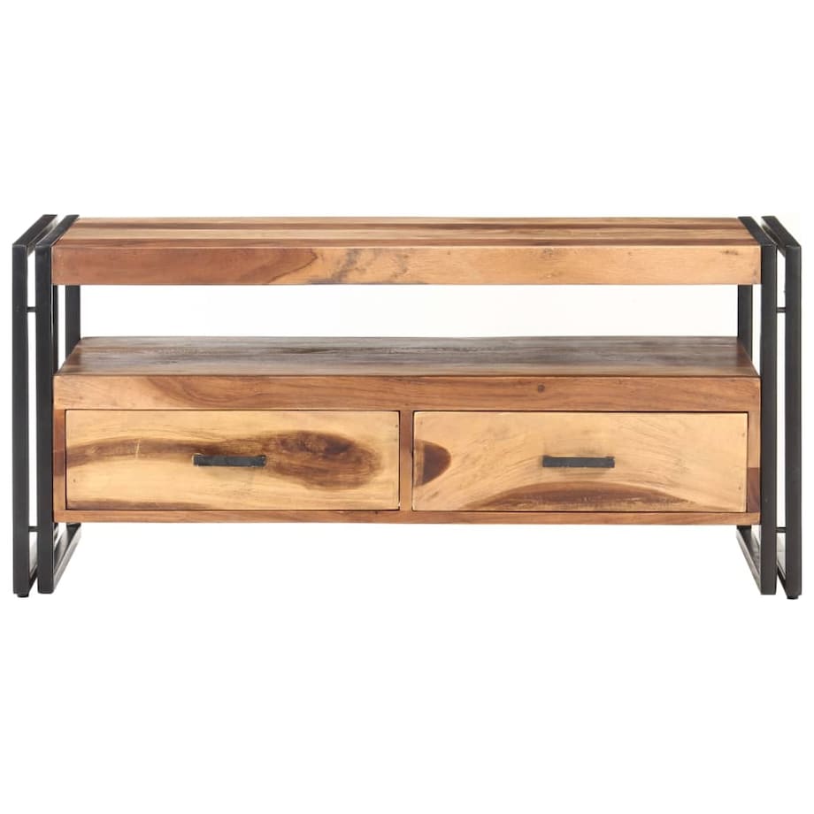 vidaXL Stolik kawowy, 100x55x45 cm, lite drewno akacjowe