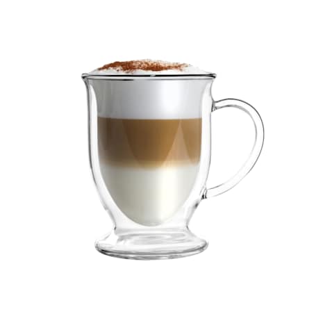 Zestaw 2 szklanek z podwójną ścianką do latte Amo 250 ml 26421