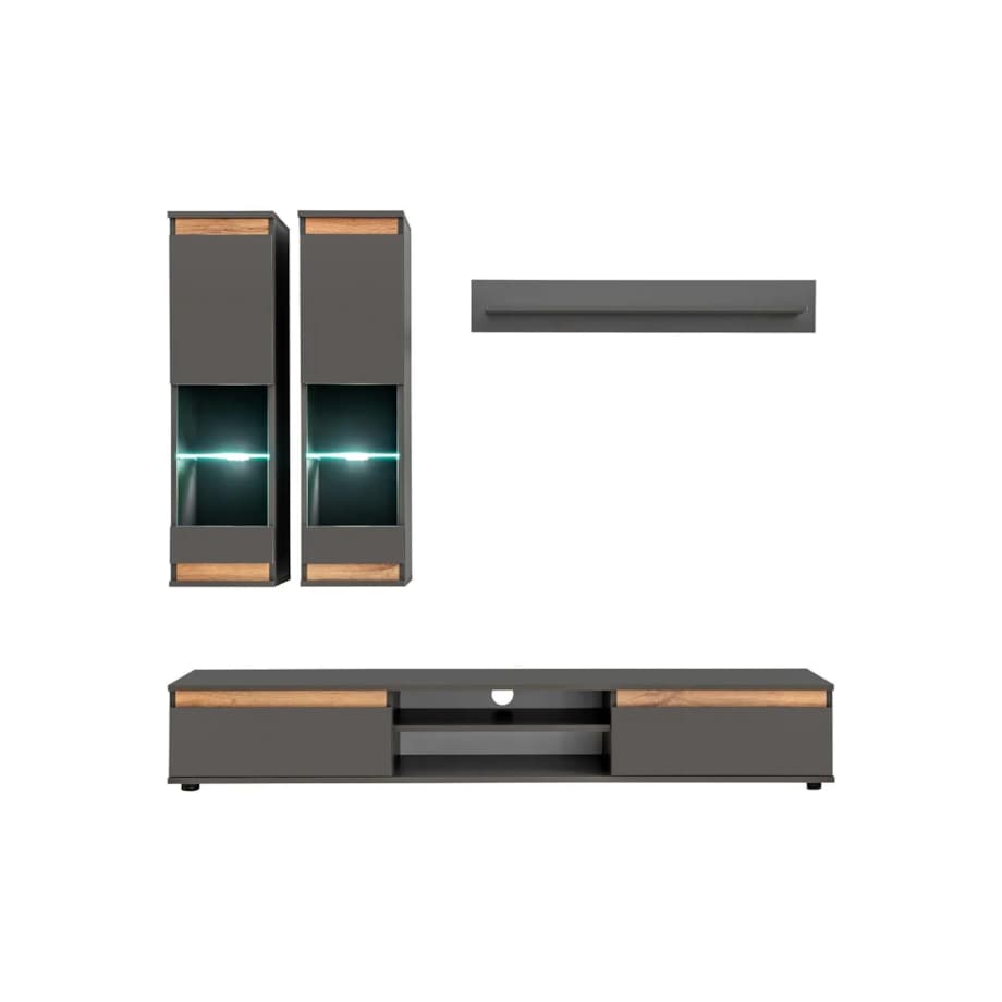 Meblościanka MODO antracyt