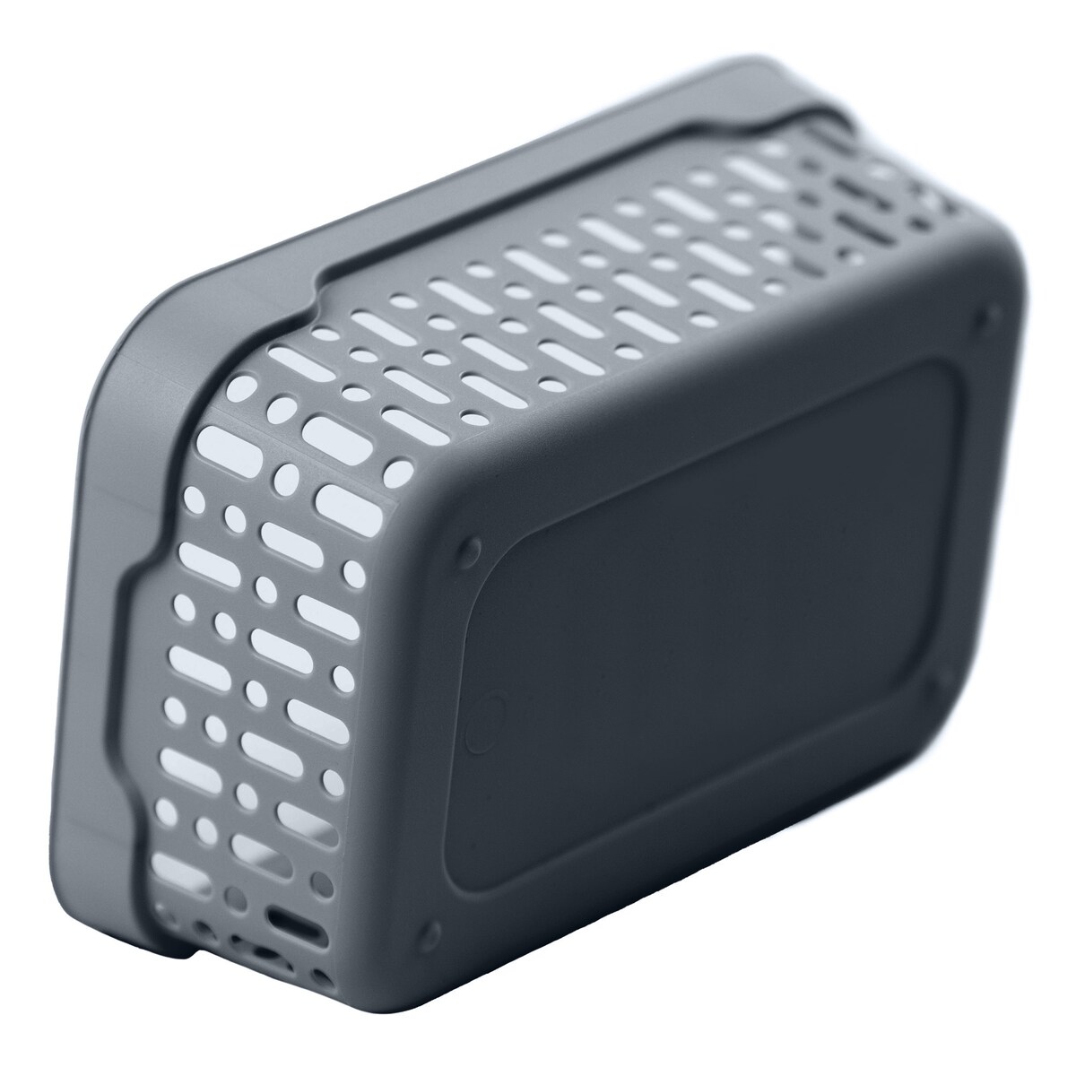 Koszyk Ażurowy Koszyczek XS Plastikowy Na Kosmetyki Do Łazienki Pudełko Pojemnik Do Szuflady Szary