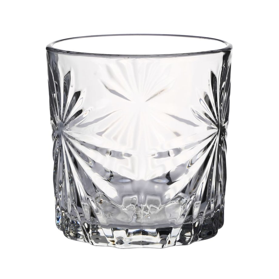 SZKLANKI NISKIE DO NAPOJÓW wzorek 6x 300 ml na imprezę stół drinki soki