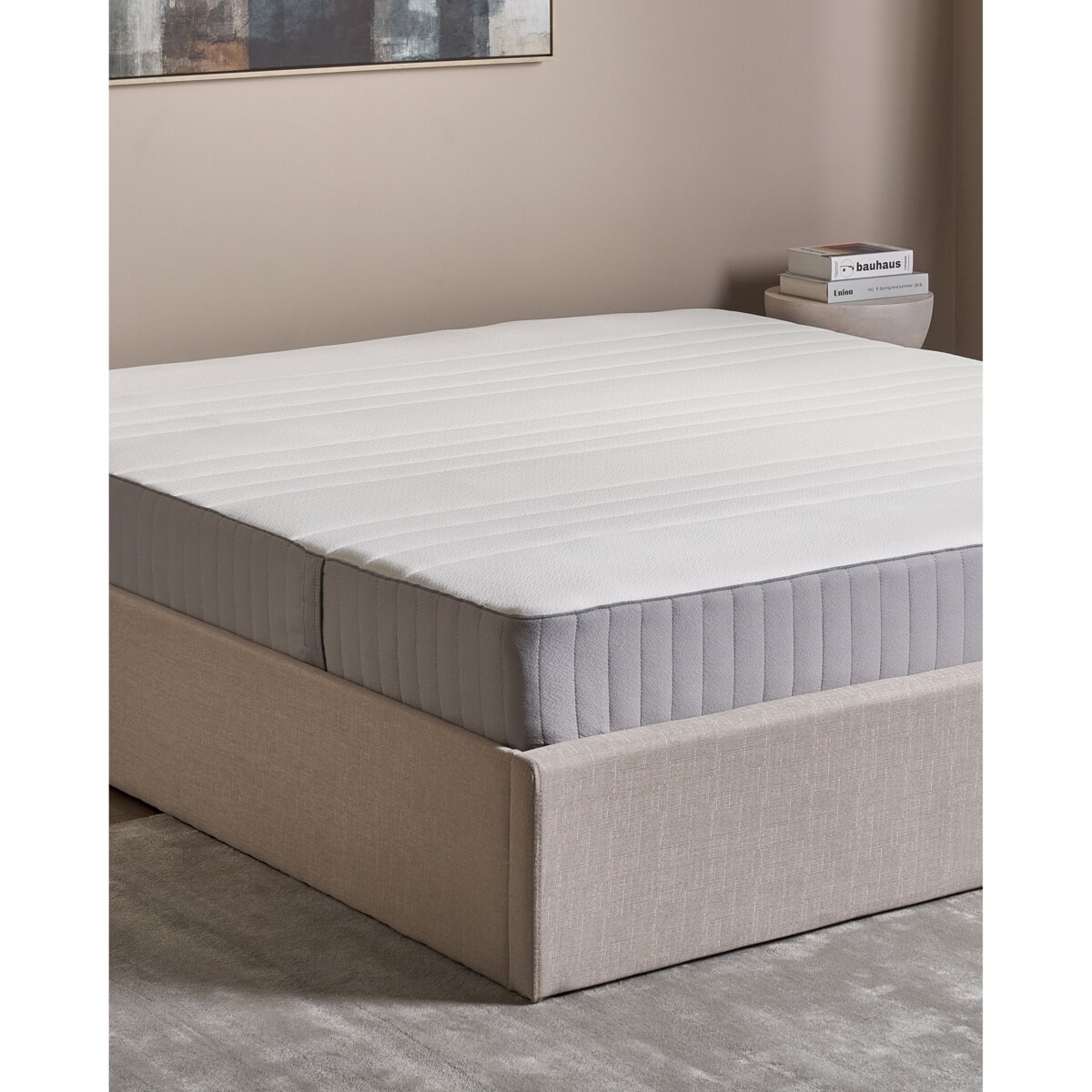 Materac memory foam zdejmowany pokrowiec 180 x 200 cm twardy FANCY